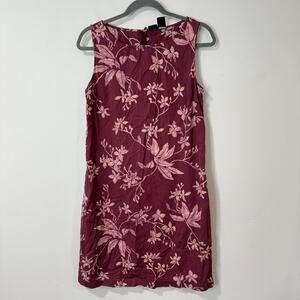 Patagonia Pataloha Women's Dress Floral Tank Cotton Straight Cut Hawaii